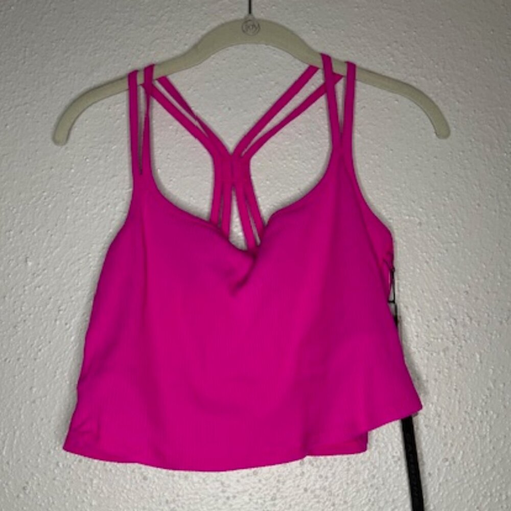 Carbon 38 Ribbed Cami Bra Size XXL